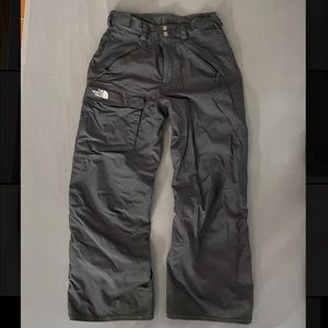 The North Face mens dark gray snow pants